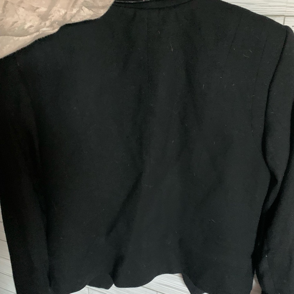 Rag & Bone Black crop Blazer with Gold Buttons - Picture 5 of 5
